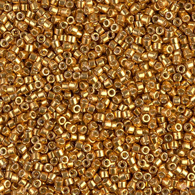 Miyuki Delica 11/0 - DB1833 Duracoat Galvanized Yellow Gold