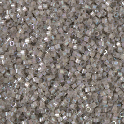 Miyuki Delica 11/0 - DB1877 Pewter AB Inside Dyed