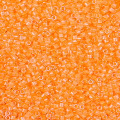 Miyuki Delica 11/0 - DB2033 Light Orange Luminous Neon Color
