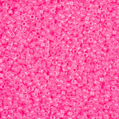 Miyuki Delica 11/0 - DB2036 Light Pink Luminous Neon Color