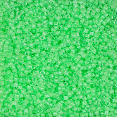 Miyuki Delica 11/0 - DB2040 Light Green Luminous Neon Color