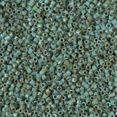 Miyuki Delica 11/0 - DB2264 Picasso Turquoise Seafoam