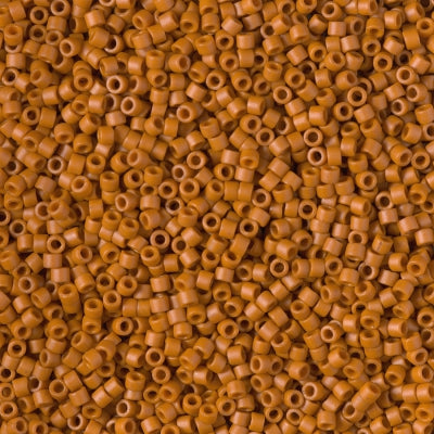 Miyuki Delica 11/0 - DB2287  Frosted Glazed Light Red Matte