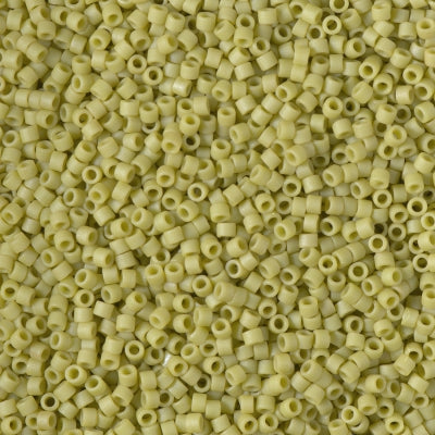 Miyuki Delica 11/0 - DB2290 Frosted Glazed Pistachio Green Matte