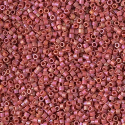 Miyuki Delica 11/0 - DB2306 Frosted Glazed Rainbow Pink Fuchsia Matte AB