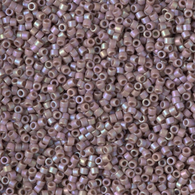 Miyuki Delica 11/0 - DB2321 Frosted Glazed Rainbow Light Purple Matte AB