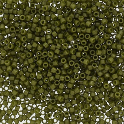 Miyuki Delica 11/0 - DB2357 Duracoat Dyed Forest Green