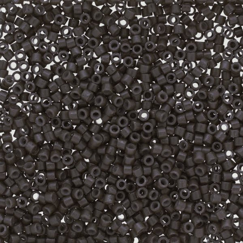 Miyuki Delica 11/0 - DB2368 Duracoat Dyed Charcoal Grey