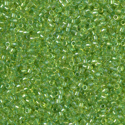 Miyuki Delica 11/0 - DB2376 Fancy Lined Lime
