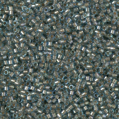Miyuki Delica 11/0 - DB2379 Fancy Lined Light Teal Silver