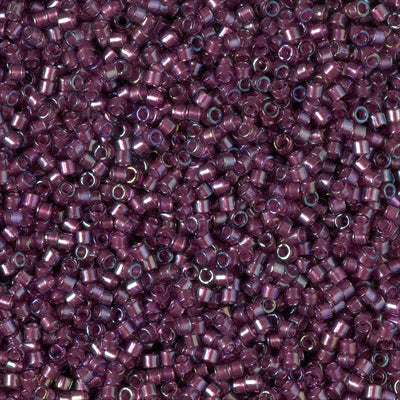 11/0 - DB2390 - Cœur aubergine Fancy Transp. · Miyuki Delica