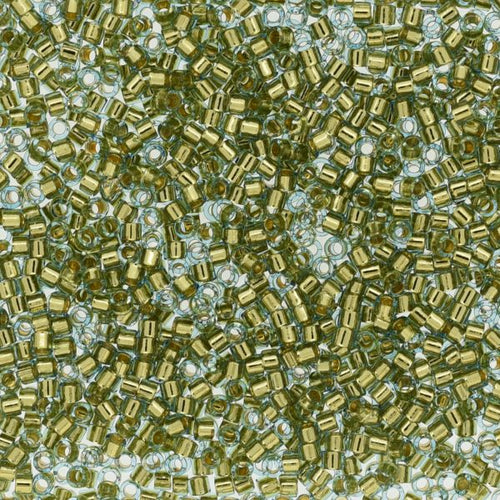 11/0 - DB2522 - Menthe cœur doré Transp. · Miyuki Delica
