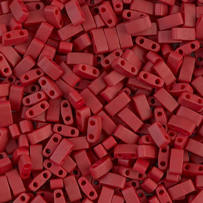Miyuki Half TILA® - HTL2040 Opaque Dark Red Maroon Metallic Matte Luster