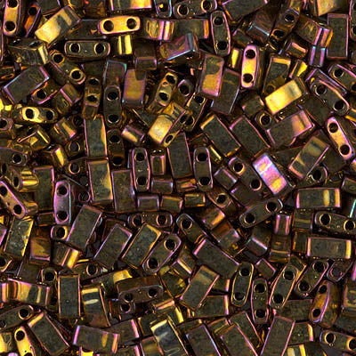 Miyuki Half TILA® - HTL0462 Opaque Metallic Gold Iris