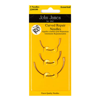 3 Curved Repair Needles - John james |