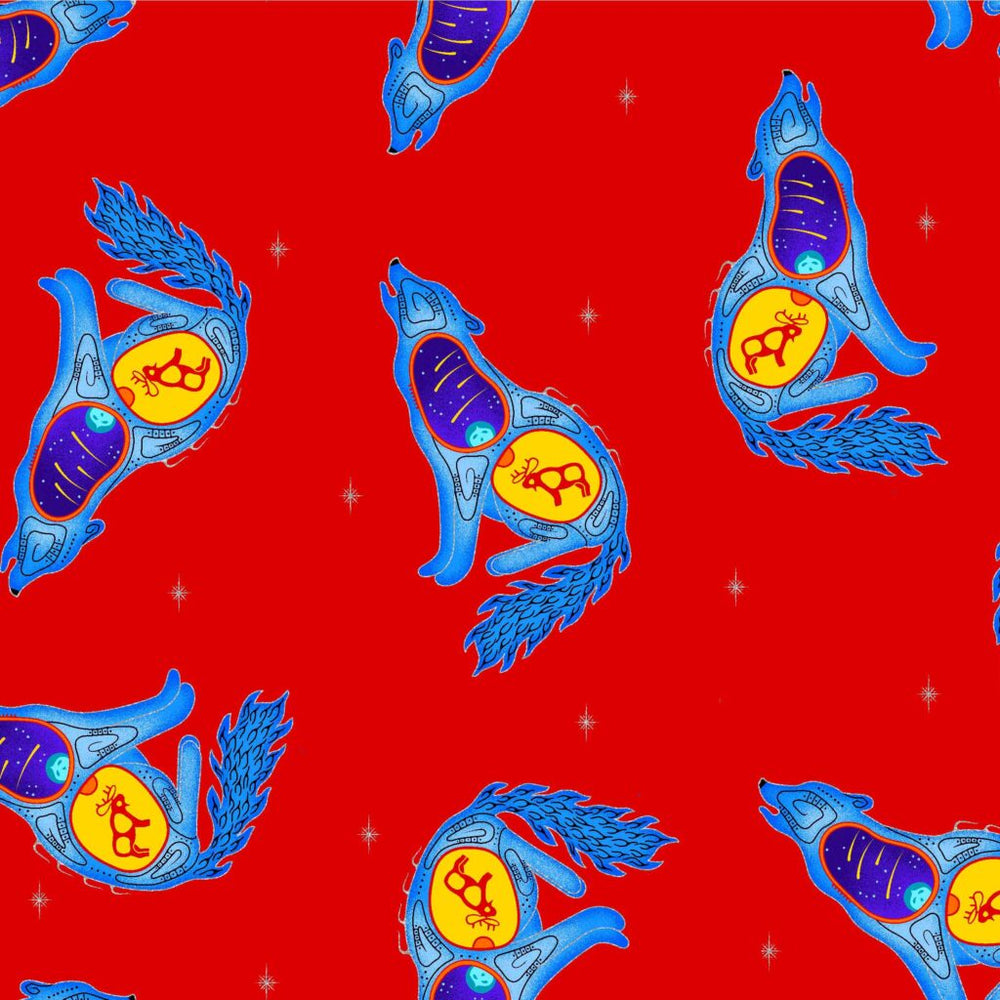 Wolf LM0003M - Red 100% Cotton Designer