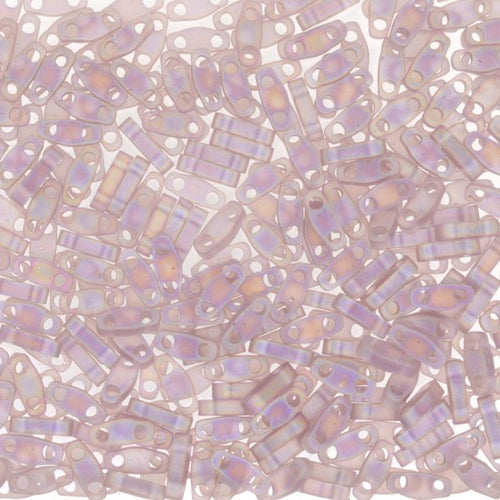 Miyuki Quarter TILA® - QTL0142FR Transparent Smoky Amethyst AB Matte