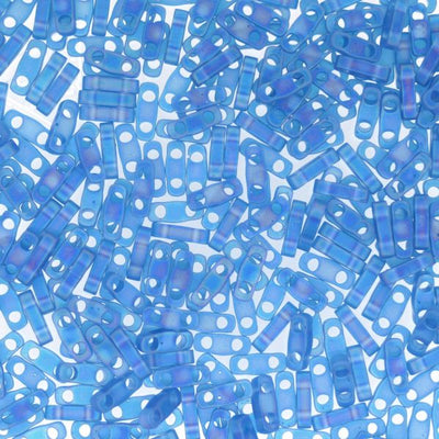 Miyuki Quarter TILA® - QTL0149FR Transparent Capri Blue AB Matte
