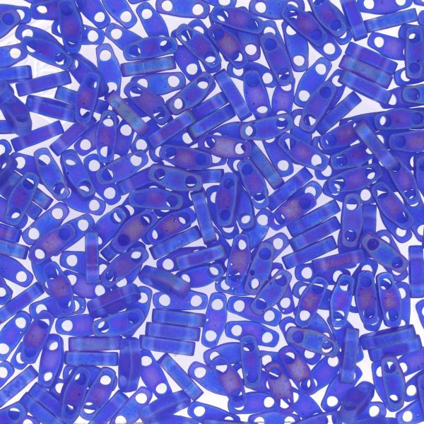 Miyuki Quarter TILA® - QTL0151FR Transparent Cobalt AB Matte