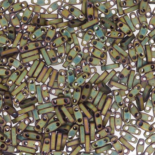 Miyuki Quarter TILA® - QTL2035 Matte Metallic Khaki Iris