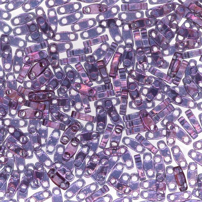 Miyuki Quarter TILA® - QTL0316 Transparent Light Amethyst Gold Luster
