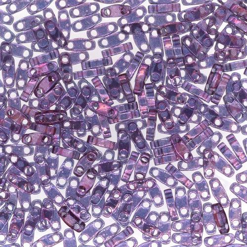 Miyuki Quarter TILA® - QTL0316 Transparent Light Amethyst Gold Luster
