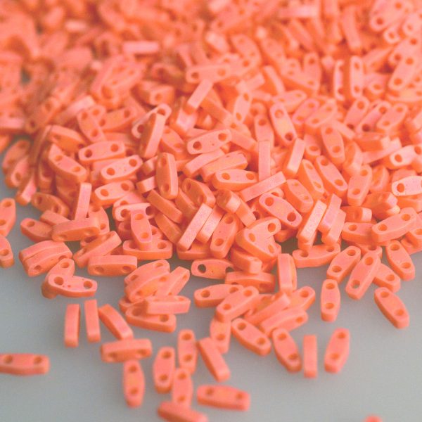 Miyuki Quarter TILA® - QTL0406FR Opaque Matte Orange AB