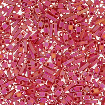 Miyuki Quarter TILA® - QTL0408FR Opaque Red AB Matte