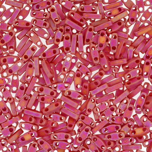 Miyuki Quarter TILA® - QTL0408FR Opaque Red AB Matte