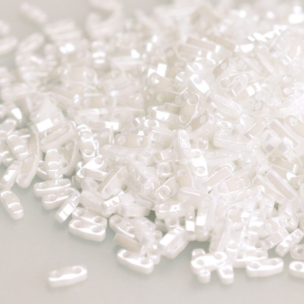 Miyuki Quarter TILA® - QTL0420 Opaque White Pearl Luster