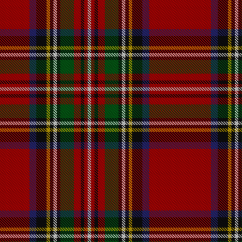 60in - Tartan Fabric - 65% Polyester 35% Rayon