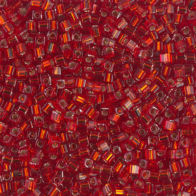 Miyuki Square Beads 1,8 mm - SQB0011 Ruby Silver Lined