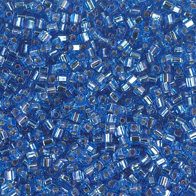 Miyuki Square Beads 1,8 mm - SQB0019 Silver lined Azure