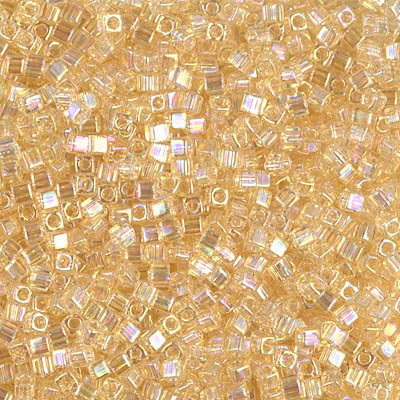 Miyuki Square Beads 1,8 mm - SQB0251 Transparent Lt. Topaz AB