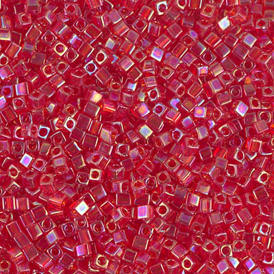 Miyuki Square Beads 1,8 mm - SQB0254 Transparent Light Siam AB