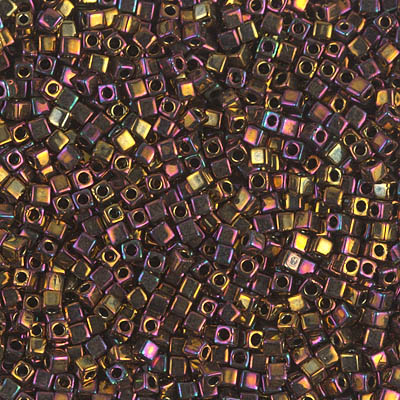 Miyuki Square Beads 1,8 mm - SQB0462 Opaque Metallic Gold Iris