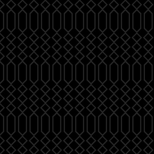 Without Ojibwe floral pattern SG0005 - Black 100% Cotton Designer