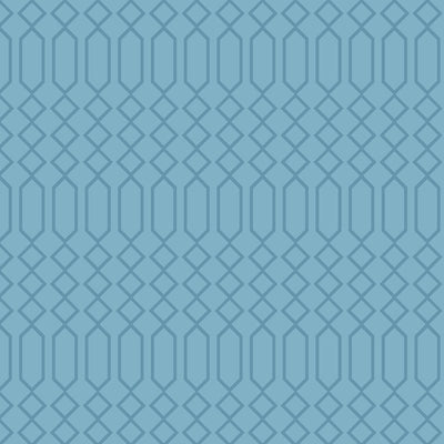 Without Ojibwe floral pattern SG0005 - Blue 100% Cotton Designer