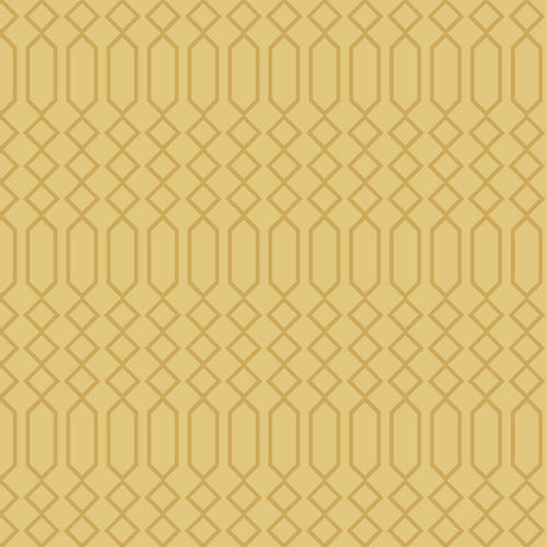 Without Ojibwe floral pattern SG0005 - Yellow 100% Cotton Designer