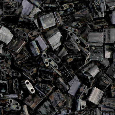 Miyuki TILA® - TL4511 Noir fumé fini Picasso Opaque