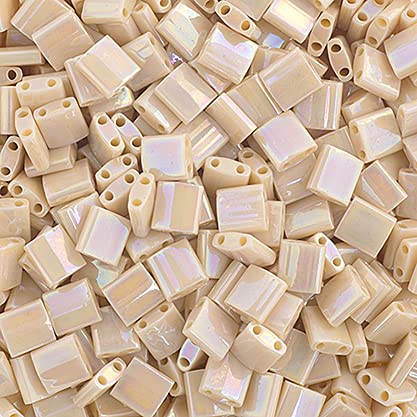 Miyuki TILA® - TL0488 Perle ivoire iris AB Opaque