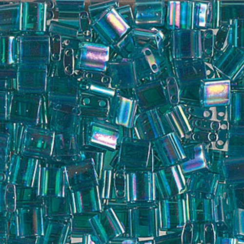 Miyuki TILA® - TL2458 Sarcelle des Caraïbes AB Transparent