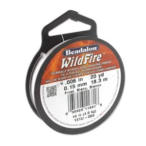 WildFire - Thermally Bonded Beading Thread - .006 (0,15mm) · BEADALON