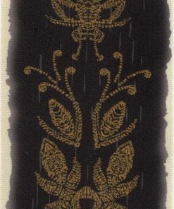 76mm - Single Face Birch Bark Biting Satin Ribbon - By Yard