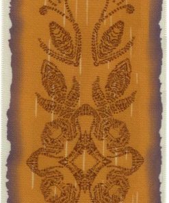 76mm - Single Face Birch Bark Biting Satin Ribbon - By Yard