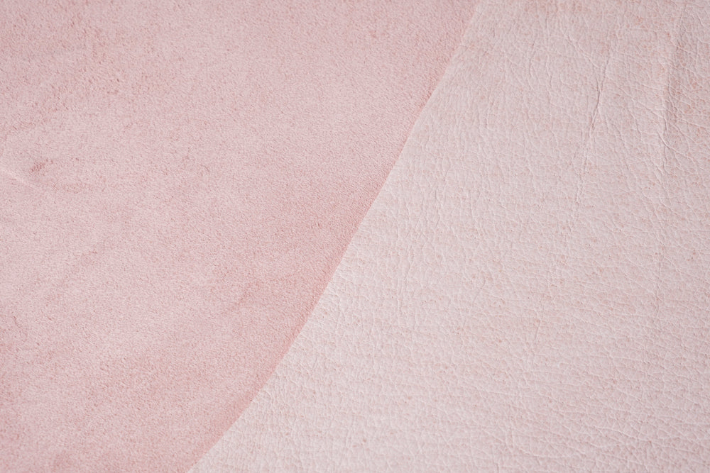 Light Pink Pig skin Velvet Leather · 1 - 1½ oz - ( 0,4 - 0,5mm )