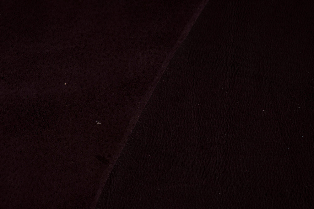 Dark Brown Pig skin Velvet Leather · 1 - 1½ oz - ( 0,4 - 0,5mm )
