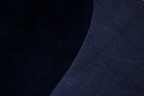 Cuir velours de porc marine · 1 - 1½ oz - ( 0,4 - 0,5mm )