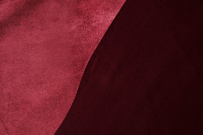Burgundy Lambskin Leather · 1½ - 2 oz - ( 0,5 - 0,6 mm )