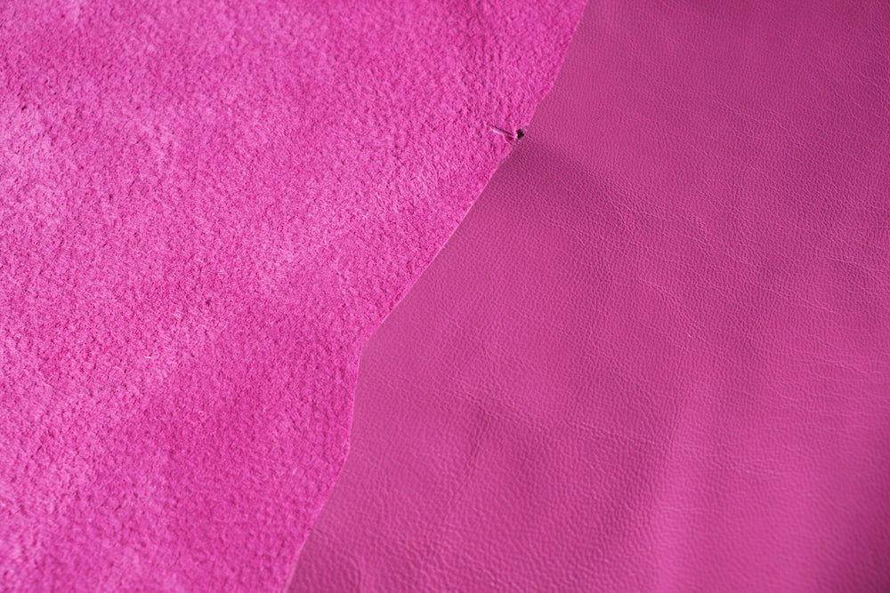 Fuchsia Lambskin Leather · 1½ - 2 oz - ( 0,5 - 0,6 mm )